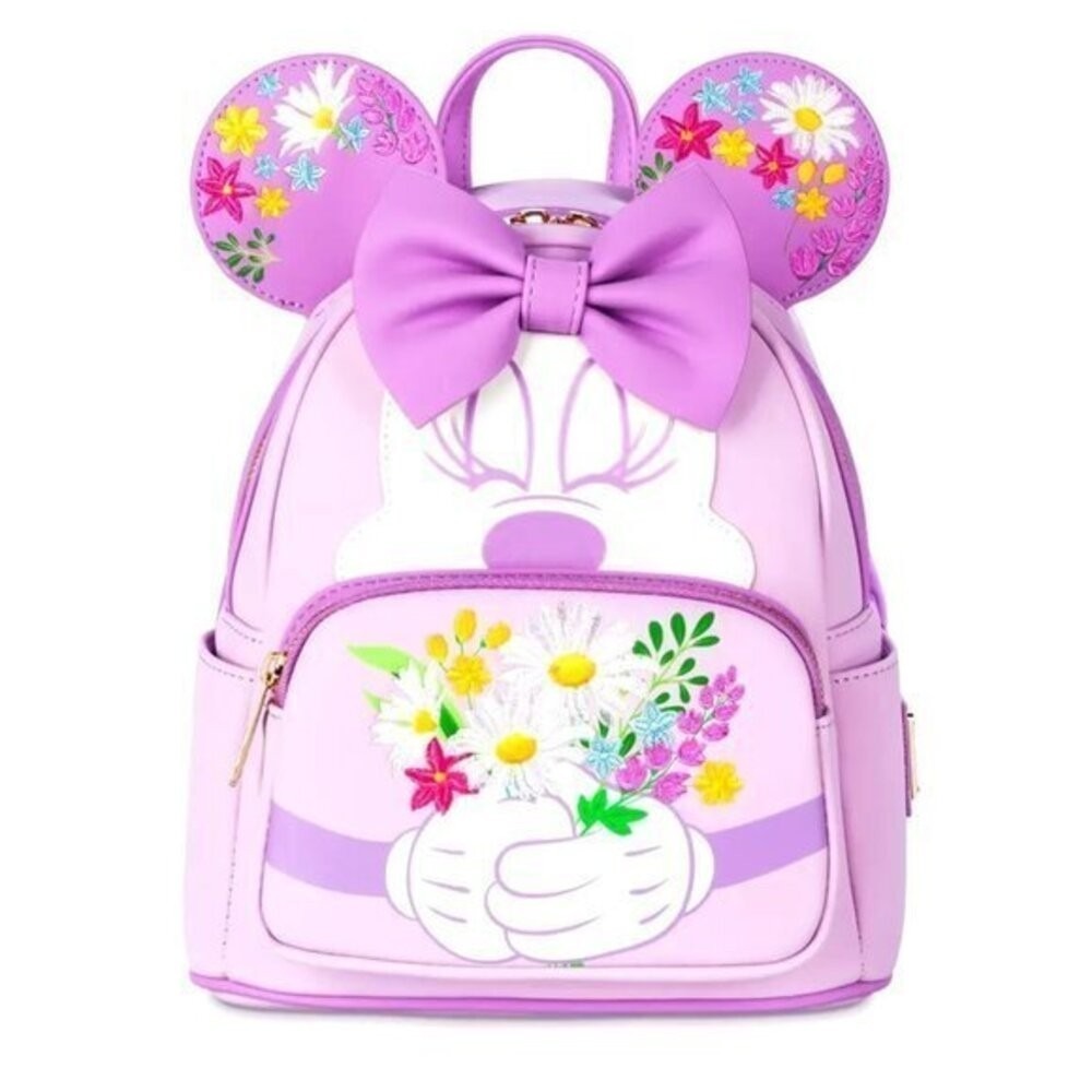 Loungefly‎ Disney Minnie Mouse Flower Mini Backpack